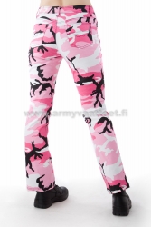 Ladies Strectch Housu Pink Camo