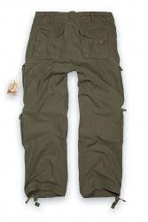 Brandit Pure Vintage trousers, stonewashed, olive green