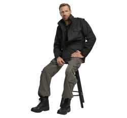 Brandit Pure Vintage trousers, stonewashed, olive green