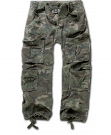 Brandit Pure Vintage housut, kivipesty, woodland camo