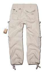 Brandit Pure Vintage housut, kivipesty, old white
