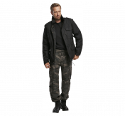 Brandit Pure Vintage trousers, stonewashed, dark camo