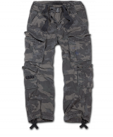 Brandit Pure Vintage trousers, stonewashed, dark camo