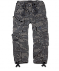 Brandit Pure Vintage housut, kivipesty, dark camo