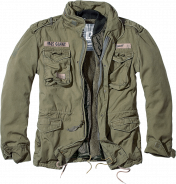 Brandit M-65 Giant Jacket kivipesty kenttätakki irtovuorella, oliivinvihreä