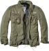 Brandit M-65 Giant Jacket kivipesty kenttätakki irtovuorella, oliivinvihreä
