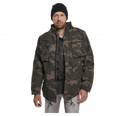 Brandit M-65 Giant Jacket kenttätakki irtovuorella, dark camo