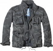 Brandit M-65 Giant Jacket kivipesty kenttätakki irtovuorella, dark camo