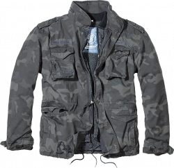 Brandit M-65 Giant Jacket kivipesty kenttätakki irtovuorella, dark camo