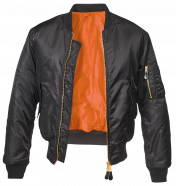 Brandit MA1 Jacket, black