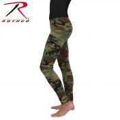 Ladies Woodland Camo Leggins