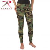Ladies Woodland Camo Leggins