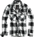 Chek Shirt Fanellipaita, mustavalkoinen