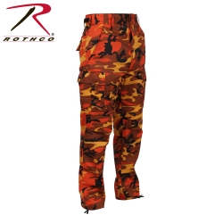 Rothco Color Camo US BDU reisitaskuhousut, savage oranssi