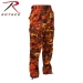 Rothco Color Camo US BDU reisitaskuhousut, savage oranssi