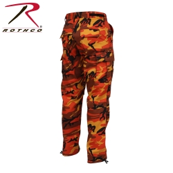 Rothco Color Camo US BDU reisitaskuhousut, savage oranssi