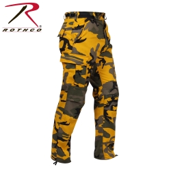 Rothco Color Camo US BDU reisitaskuhousut, stinger keltainen