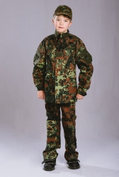 Lasten Maastopuku ja Lippis, BW Camo