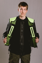 Biker Huomioliivi,Neon Keltainen