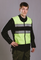 Biker Huomioliivi,Neon Keltainen