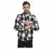 Chek Shirt Fanellipaita, mustavalkoinen