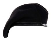 Berett,Black,100%Wool