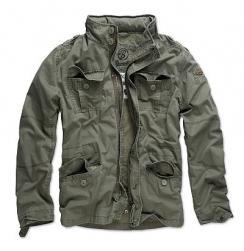 Brandit Britannia Jacket, kivipesty, Oliivinvihreä
