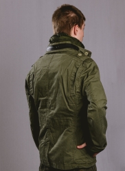Brandit Britannia Jacket, kivipesty, Oliivinvihreä
