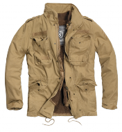 Brandit Giant-Jacket, m-65 kenttätakki, irtovuorella, Beige