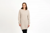 Varpu Merino Sweater Porridge grey, 100% Merinowool