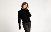 Kieppi Merino Sweater Charcoal, 100% Merinowool 