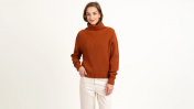 Kieppi Merino Sweater Burnt umber, 100% Merinowool  