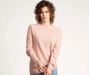 Kuohu Merino Sweater Powder rose, 100% Merinowool 