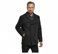 Brandit Pea Coat kansitakki, musta