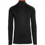 Sensitive 225 men's merinowool shirt, black/rust