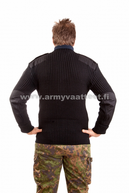 Black army top jumper