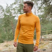 Senitive 225 men merinowooll shirt,yellow