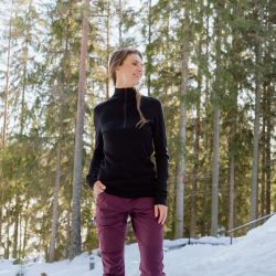 Arctic 260 naisten merinopoolopaita, 100% merinovillaa