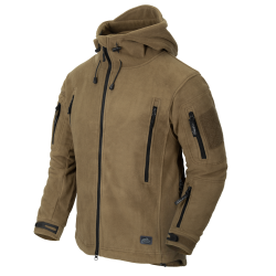 Helikon-Tex Patriot Jacket Double Fleece takki, kojootinruskea