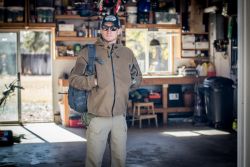 Helikon-Tex Patriot Jacket Double Fleece takki, kojootinruskea