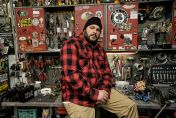 Brandit Checkshirt flannel, red/black
