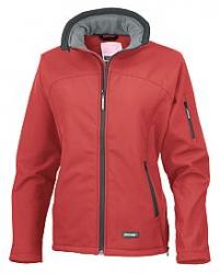 Naisten Soft Shell , Result , kalvotakki,Red