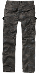 Brandit Adven Slim Fit reisitaskuhousut, dark camo