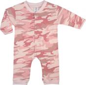 Lasten pitkälahkeinen Body,Pink Camo
