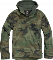 Brandit Windbreaker takki, woodland camo