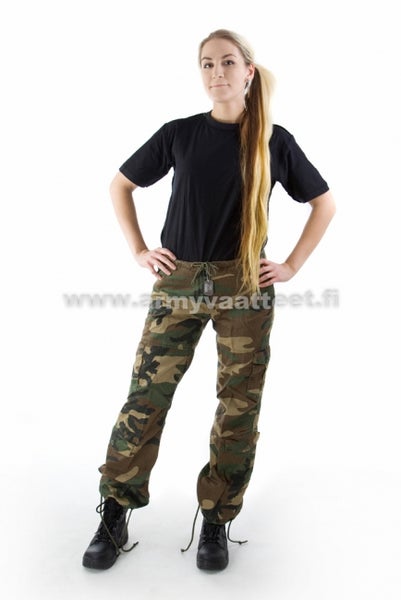 US BDU ladies housu, Woodland